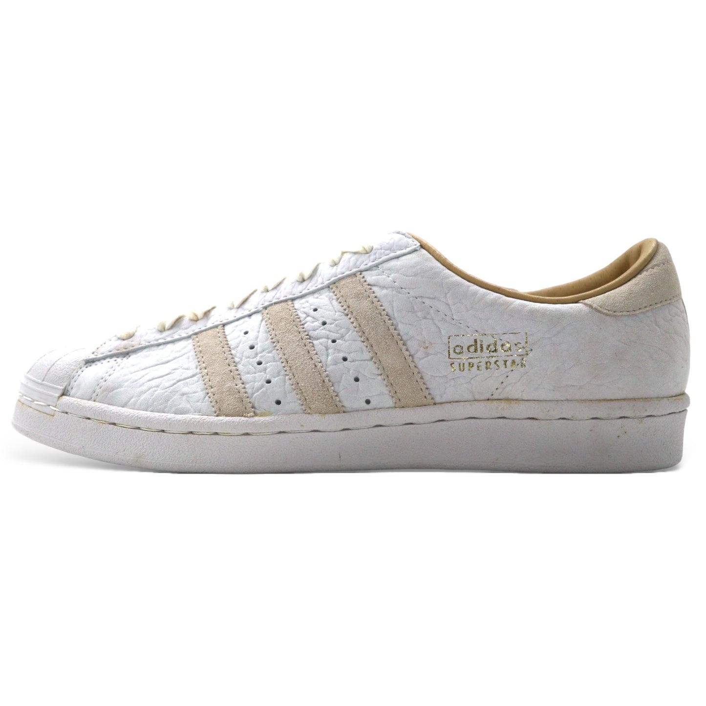 adidas originals スーパースター スニーカー 28.5cm ホワイト ELEPHANT LEATHER SERIES エレファントレザー SUPER STAR VINTAGE LUX 659826 未使用品