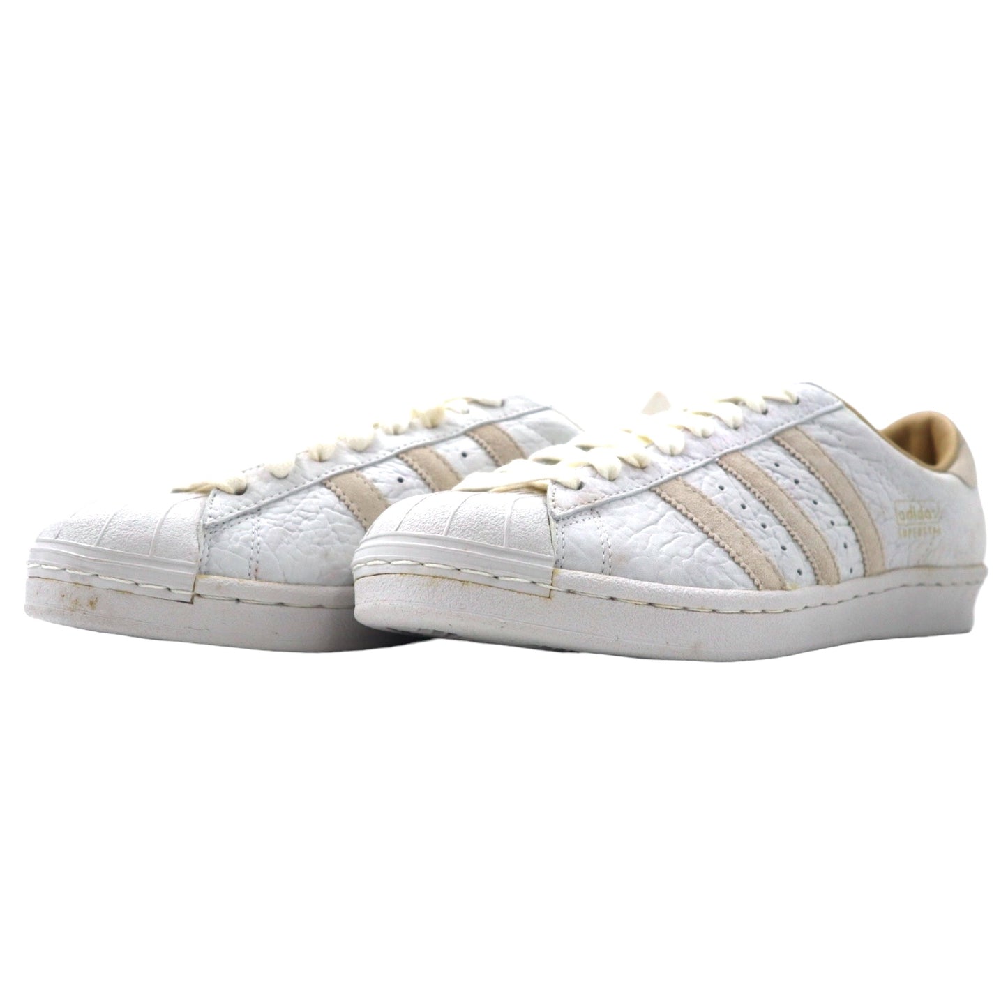 adidas originals スーパースター スニーカー 28.5cm ホワイト ELEPHANT LEATHER SERIES エレファントレザー SUPER STAR VINTAGE LUX 659826 未使用品