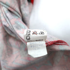 Vintage Japan Made Retro Shirt CALICO BALL Native American Print Shirt FREE Red Made in Japan