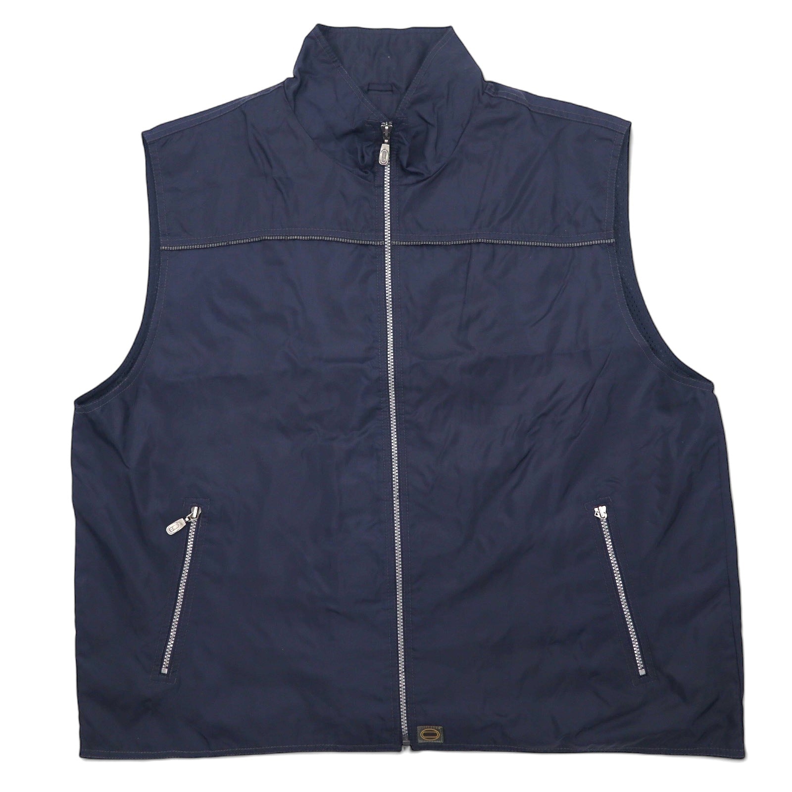 日本然リトテ-古着オンライン-90年代 URBAN NORTH END ナイロン テックベスト XL ネイビー メッシュライナー-90's URBAN NORTH END Nylon Tech Vest XL Navy Mesh Liner
