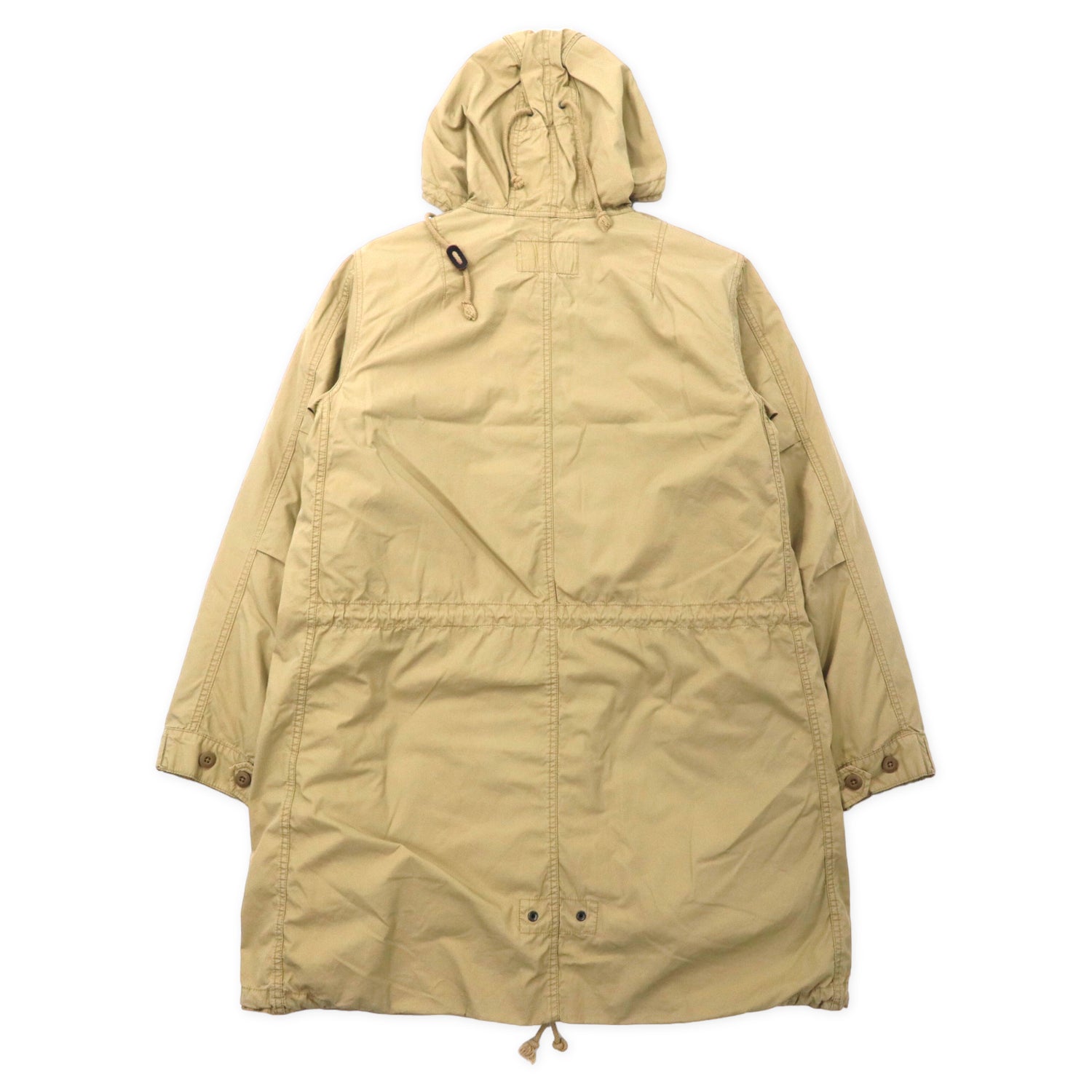 AVIREX M-51 MOD PARKA L Beige Cotton Military Quilted Liner 