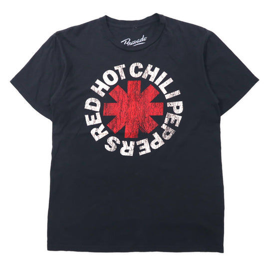 日本然リトテ-古着オンライン-RED HOT CHILI PEPPERS レッチリ バンドTシャツ M ブラック コットン Bravado メキシコ製-