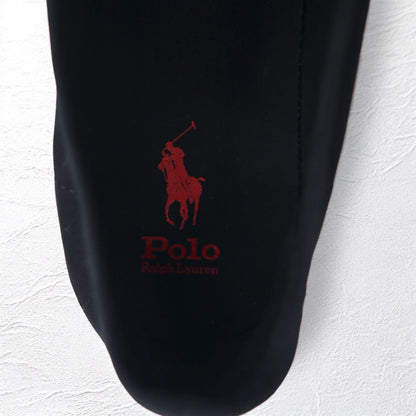 POLO RALPH LAUREN Essence 100 Canvas Sneakers 26.5cm Black Cap Toe Small Pony Embroidery Unused