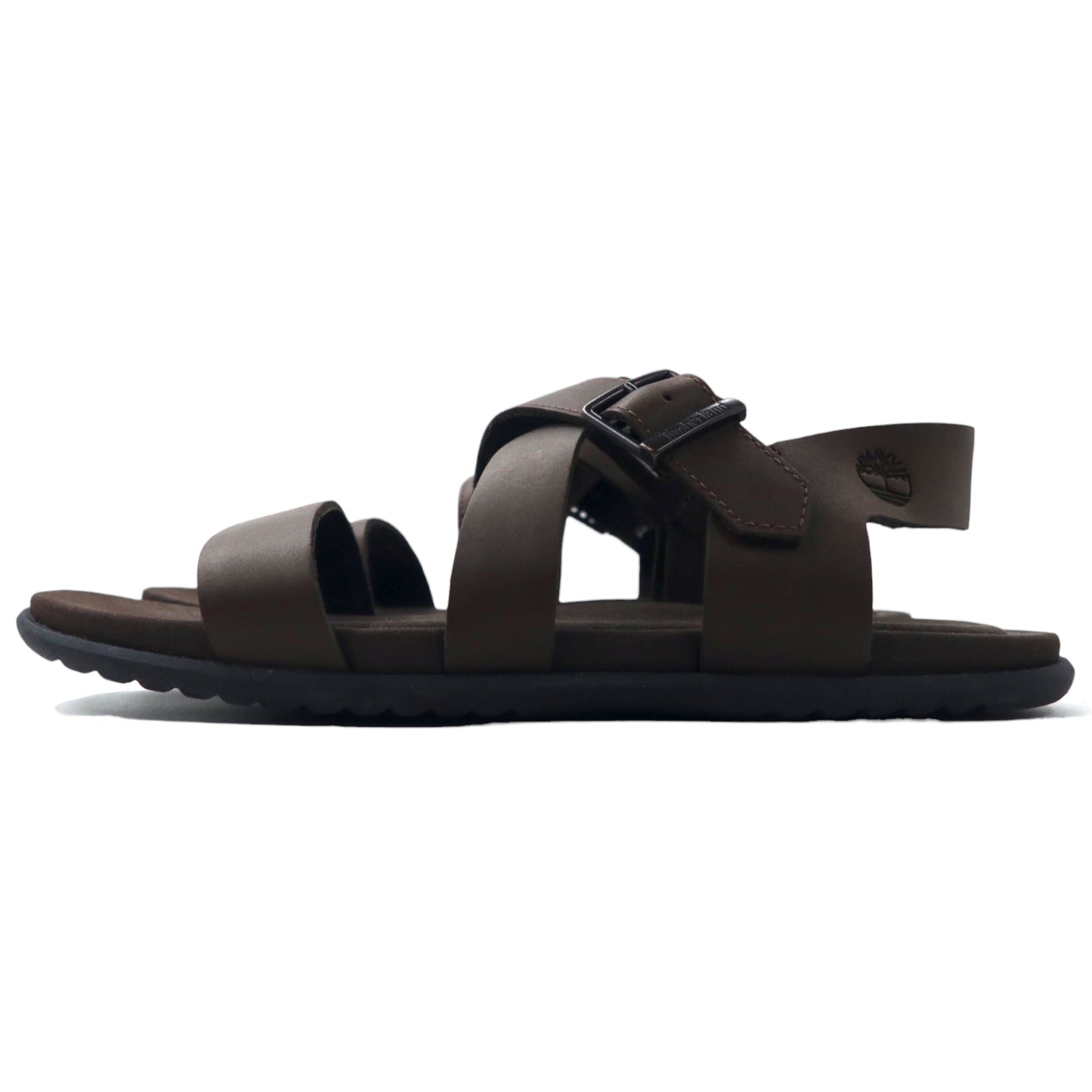 Timberland leather strap sandals US10 Brown Kesler Cove Backstrap