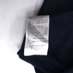 VAN SPORTS Pullover Hoodie M Navy Cotton Logo Print