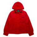 POLO JEANS CO. RALPH LAUREN 90年代 フーデッド ナイロンジャケット S レッド 中綿 キルティングライナー