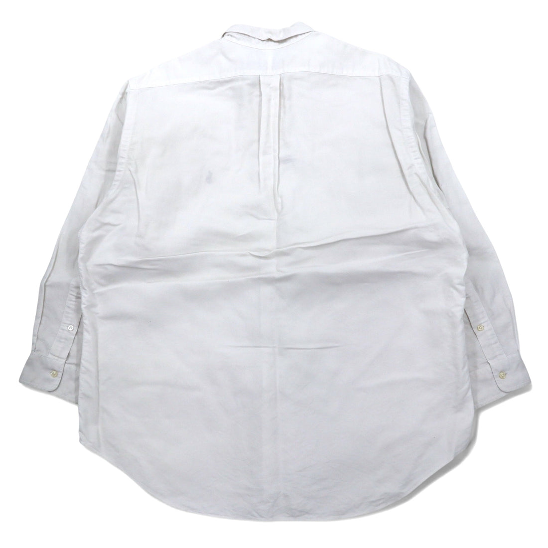 Ralph Lauren 90s Oxford Button-Down Shirt, XL, White Cotton, YARMOUTH Small Pony Embroidery