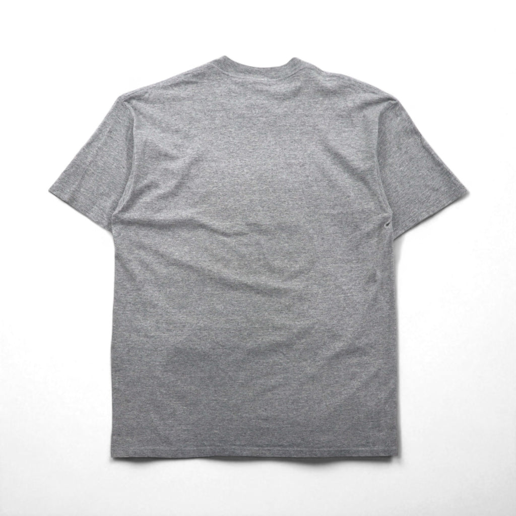 90年代 USA製 WALT DISNEY ディズニー ミッキーマウス キャラクター Tシャツ L グレー コットン 星条旗