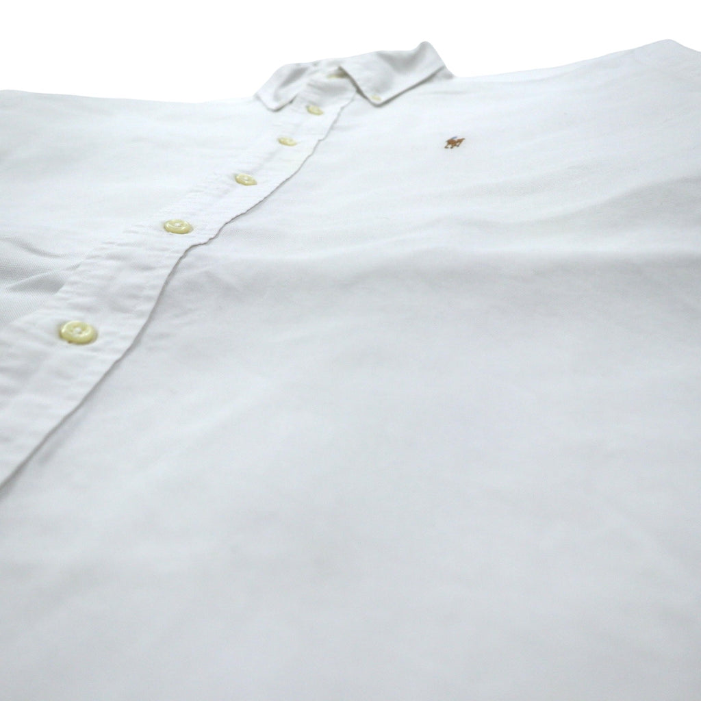 Ralph Lauren 90s Oxford Button-Down Shirt, XL, White Cotton, YARMOUTH Small Pony Embroidery