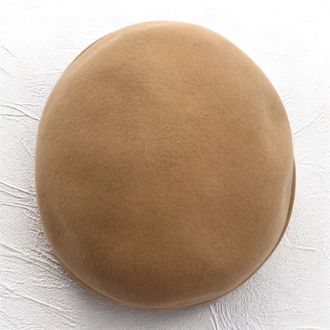 saravah wool felt roll cap brimless hat 59cm beige made in japan