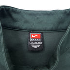 NIKE 90年代 TEAMタグ ハーフジップ トラックジャケット 半袖 XXL グリーン ポリエステル センタースウォッシュ NCAA DUCKS ビッグサイズ