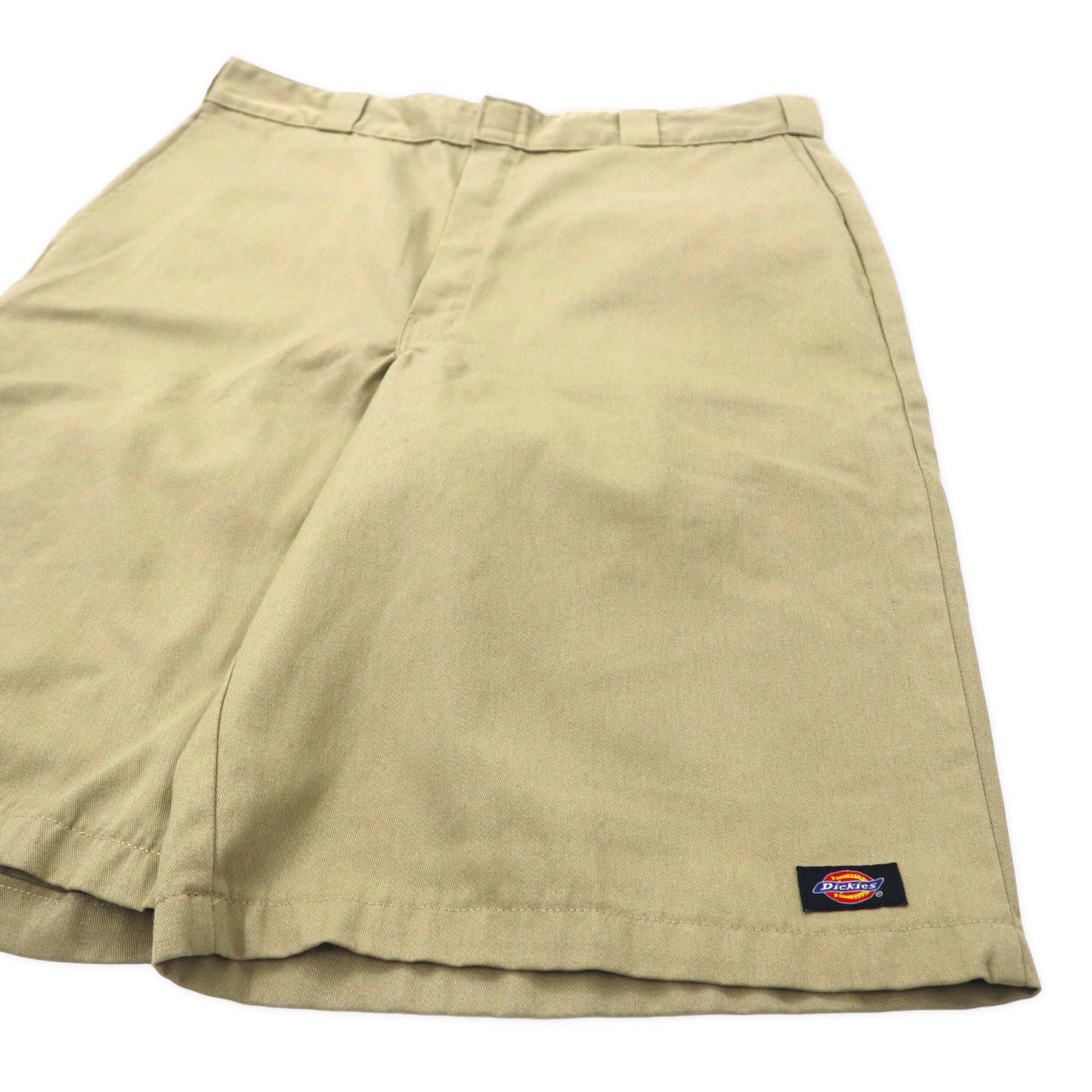 Dickies ルーズフィット ショート チノパンツ ハーフパンツ 38 ベージュ ポリエステル コットン Loose Fit メキシコ製