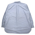 Ralph Lauren 90s Oxford Button Down Shirt 2XLT Blue Cotton Classic Fit Small Pony Embroidery