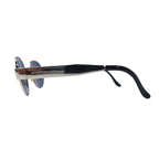 CHANEL Italian Boston Sunglasses Silver Metal 06933 45002
