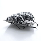 Tadanori Yokoo x Buena Vista "Zatsuto Dokuro" Pouch/Sacoche Shoulder Bag, White, All-Over Print, Made in Japan