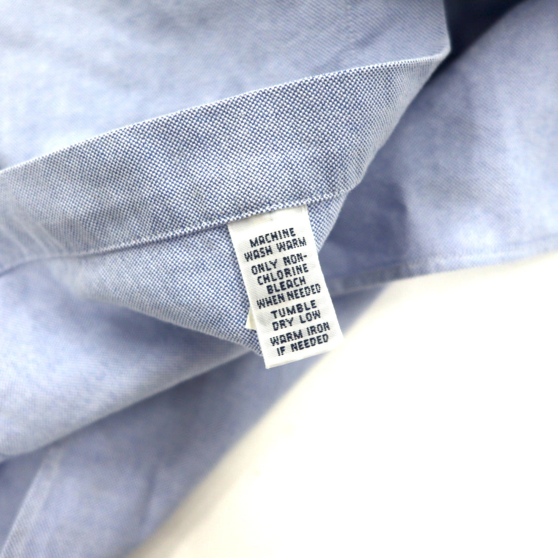 Ralph Lauren 90s Oxford Button Down Shirt 2XLT Blue Cotton Classic Fit Small Pony Embroidery