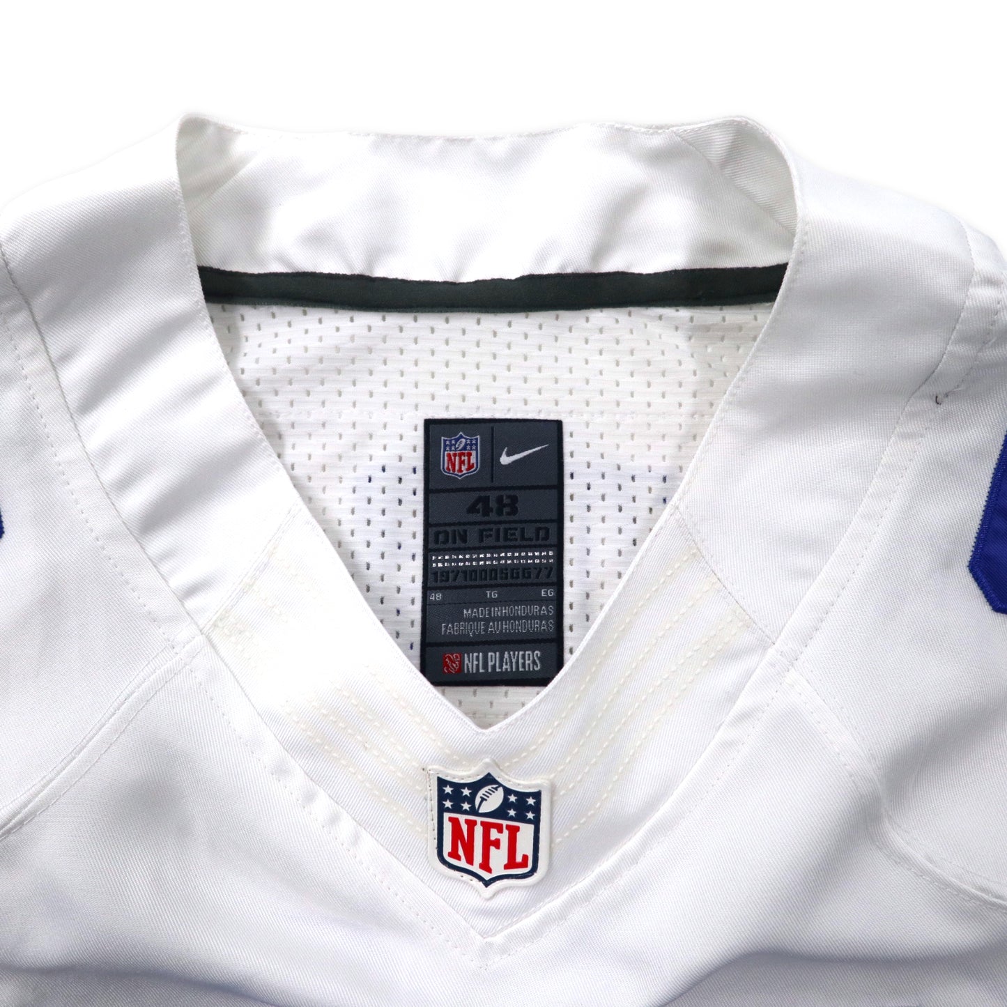 NIKE NFL ゲームシャツ 48 ホワイト ポリエステル メッシュ ナンバリング MURRAY ビッグサイズ