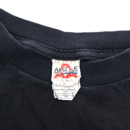 RUN DMC 00s Hip Hop T-Shirt 3XL Black AAA ALSTYLE Big Size Made in Mexico