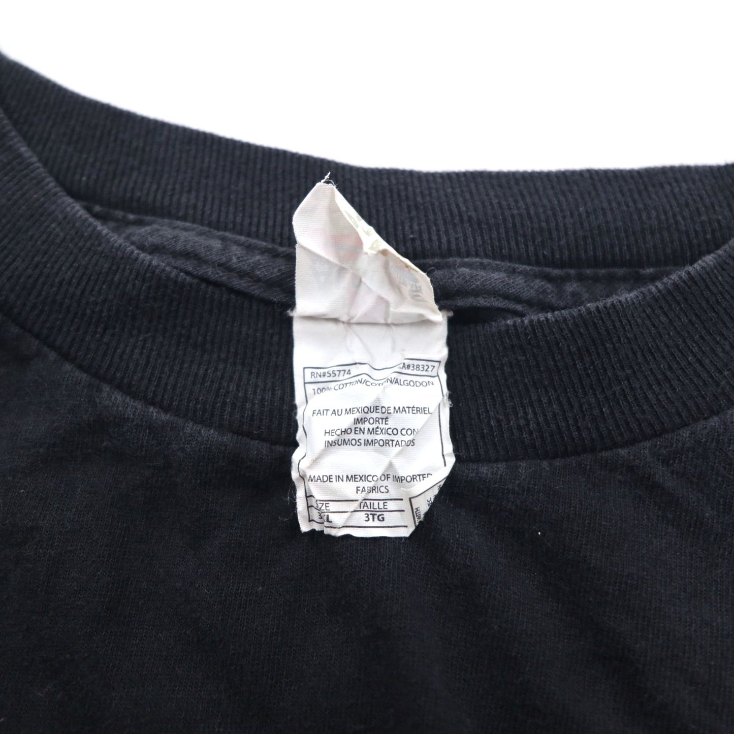 RUN DMC 00s Hip Hop T-Shirt 3XL Black AAA ALSTYLE Big Size Made in Mexico