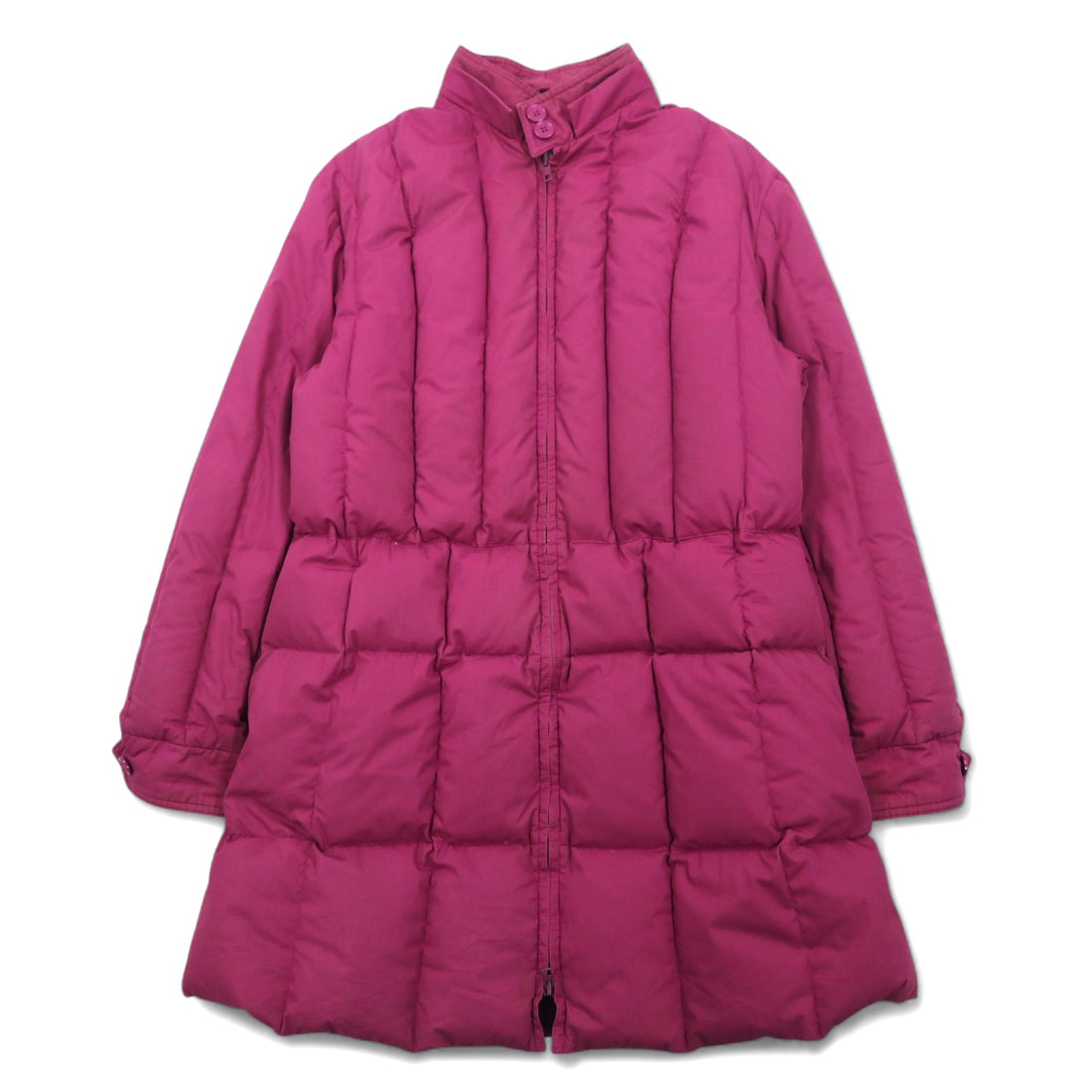Cabela's 90s Down Jacket, Down Coat, L, Pink, Double Zip, Fur, Removable Hood