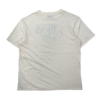 GUESS ORIGINALS ロゴプリント Tシャツ M クリーム コットン ストレッチ