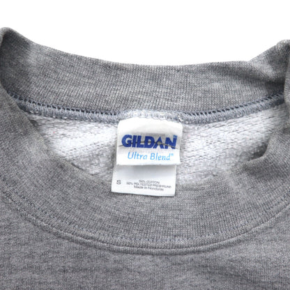 GILDAN クルーネック スウェット S グレー 裏起毛 GRAND VALLEY VOLLEY BALL