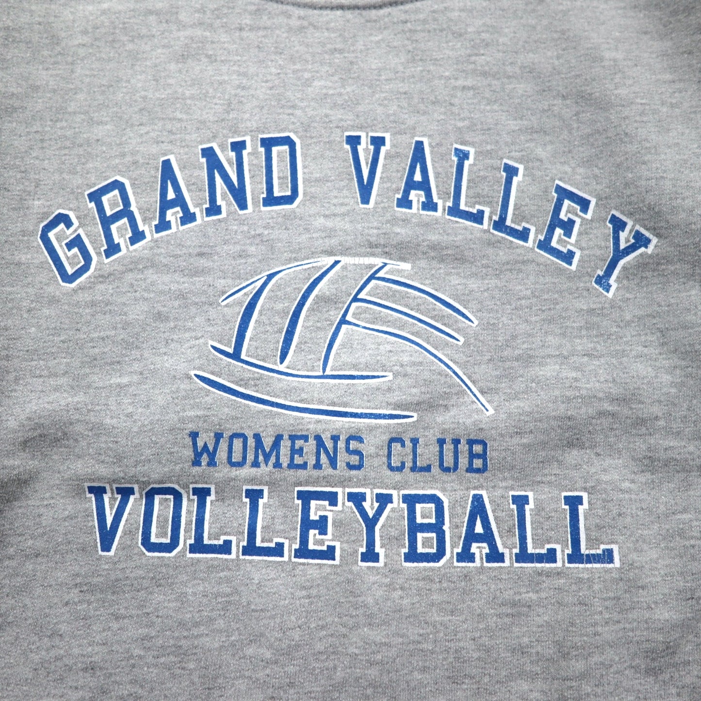 GILDAN クルーネック スウェット S グレー 裏起毛 GRAND VALLEY VOLLEY BALL