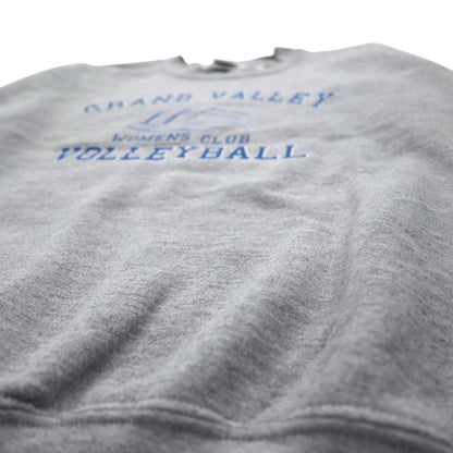 GILDAN クルーネック スウェット S グレー 裏起毛 GRAND VALLEY VOLLEY BALL