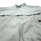 LONDON FOG 80s Swing Top Harrington Jacket L Beige Cotton Polyester IDEAL Zip Made in Colombia