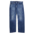 日本然リトテ-古着オンライン-Levi's 505 レギュラー ストレート デニムパンツ 34 ブルー コットン ストレッチ 505-2309-Levi's 505 Regular Straight Denim Pants 34 Blue Cotton Stretch 505-2309