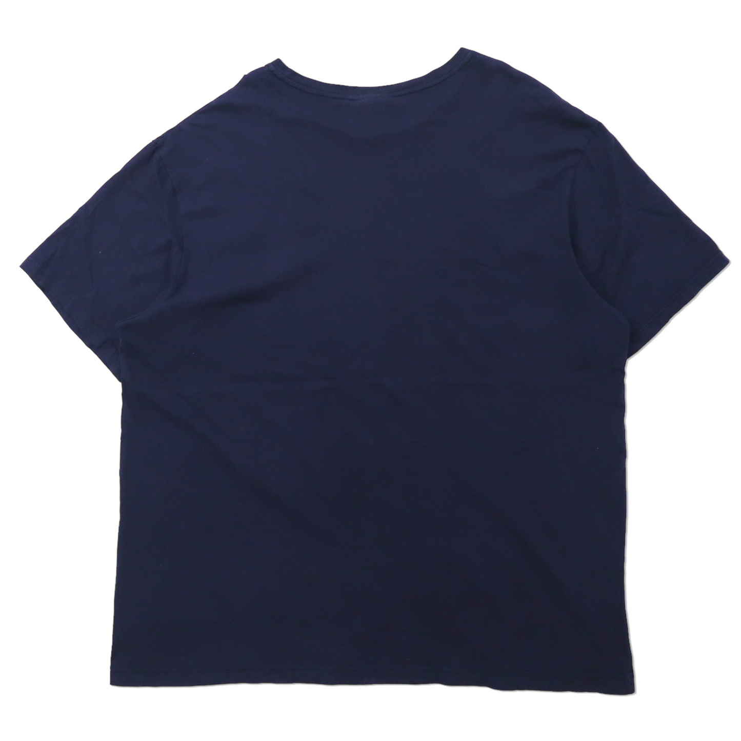 Polo by Ralph Lauren ビッグサイズ ロゴプリントTシャツ XXL ネイビー コットン