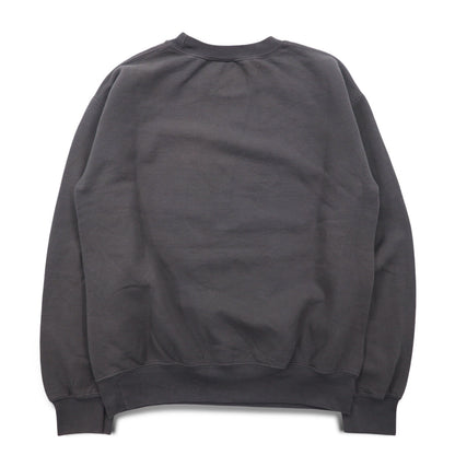 GILDAN クルーネック スウェット S グレー プリント 裏起毛 WEST SALEM VOLLEYBALL