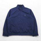 Polo by Ralph Lauren 90s Swing Top Harrington Jacket XL Navy Small Pony Embroidery