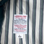 LONDON FOG 80s Swing Top Harrington Jacket L Beige Cotton Polyester IDEAL Zip Made in Colombia