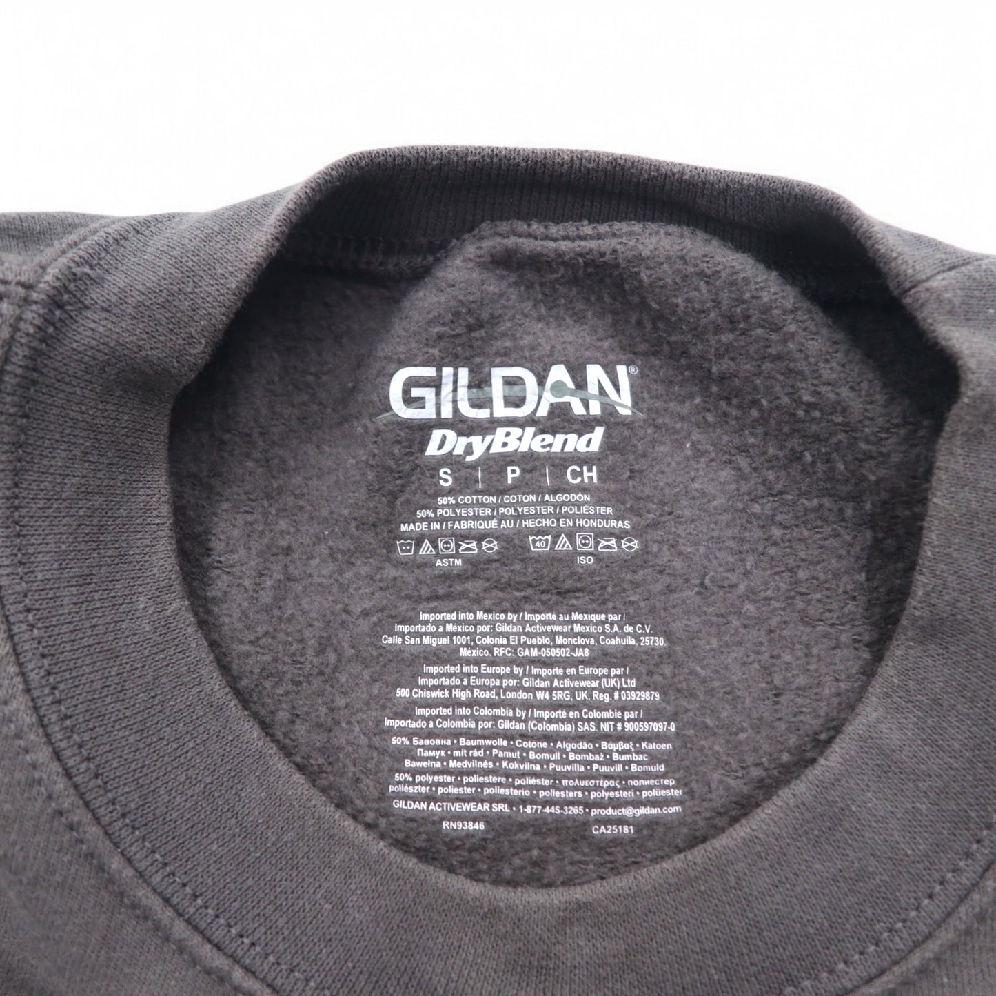 GILDAN クルーネック スウェット S グレー プリント 裏起毛 WEST SALEM VOLLEYBALL