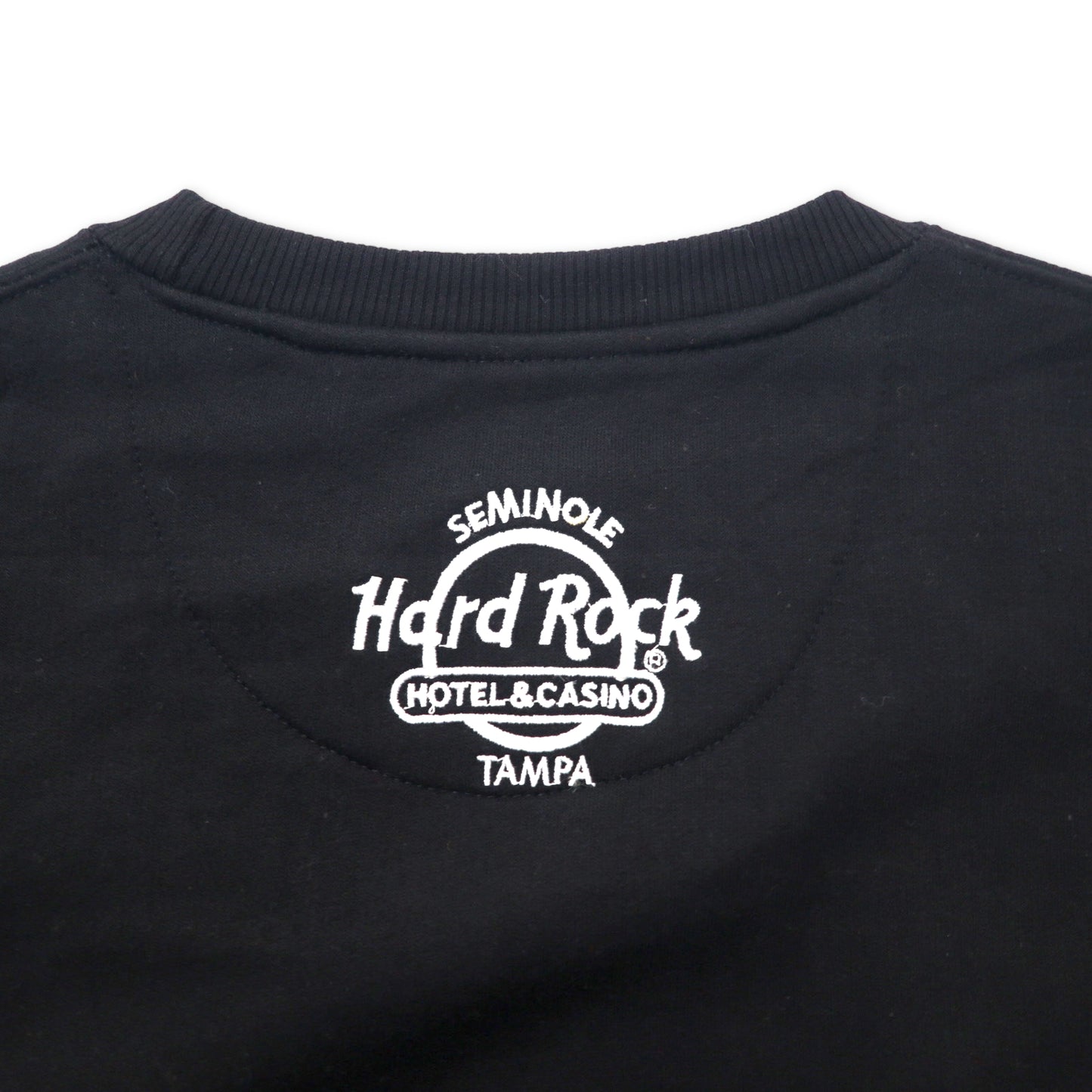 Hard Rock HOTEL & CASINO ロゴスウェット L ブラック コットン 裏起毛 パキ綿 TAMPA