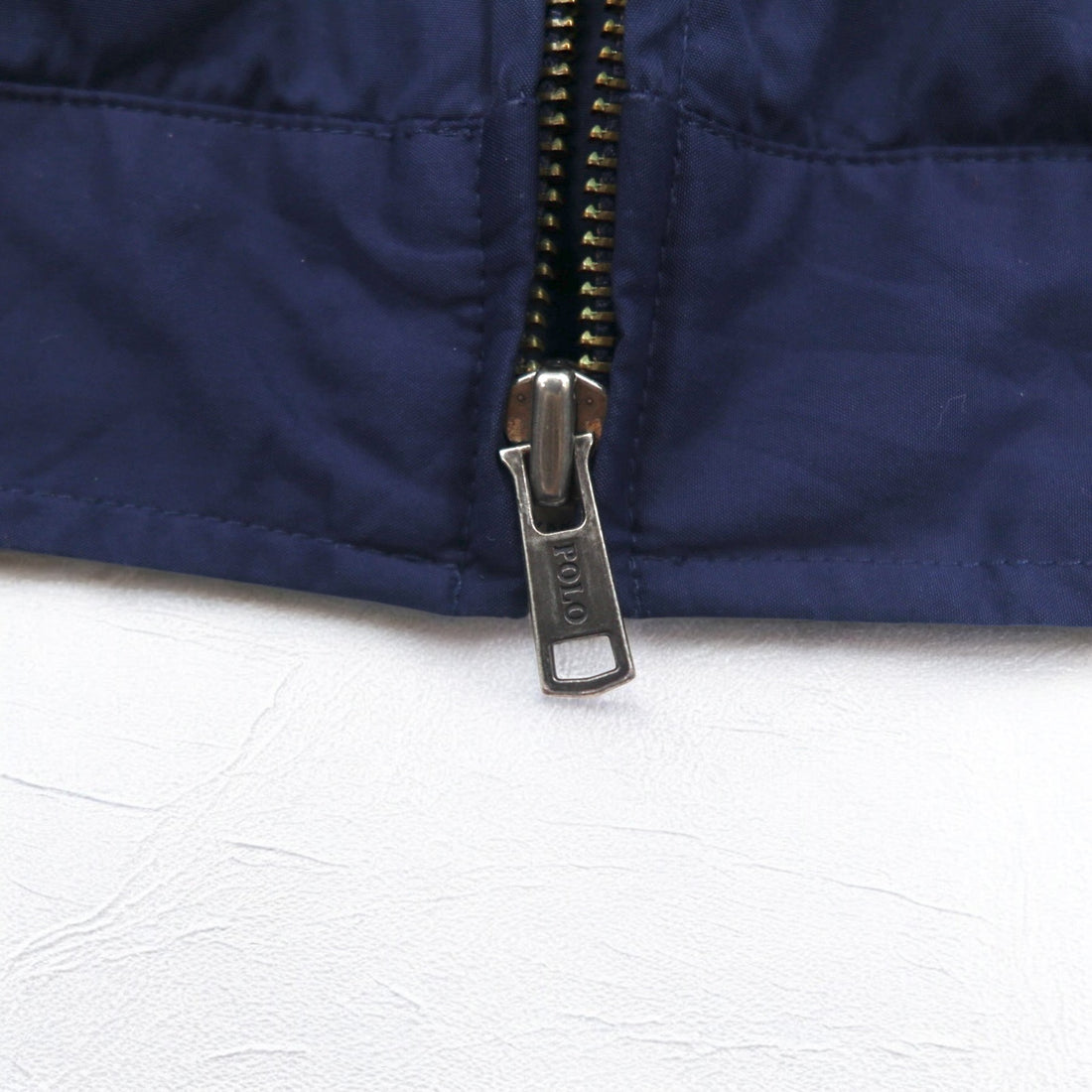 Polo by Ralph Lauren 90s Swing Top Harrington Jacket XL Navy Small Pony Embroidery