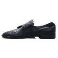 Foot-Joy Italian made tassel loafers 27.5cm black leather