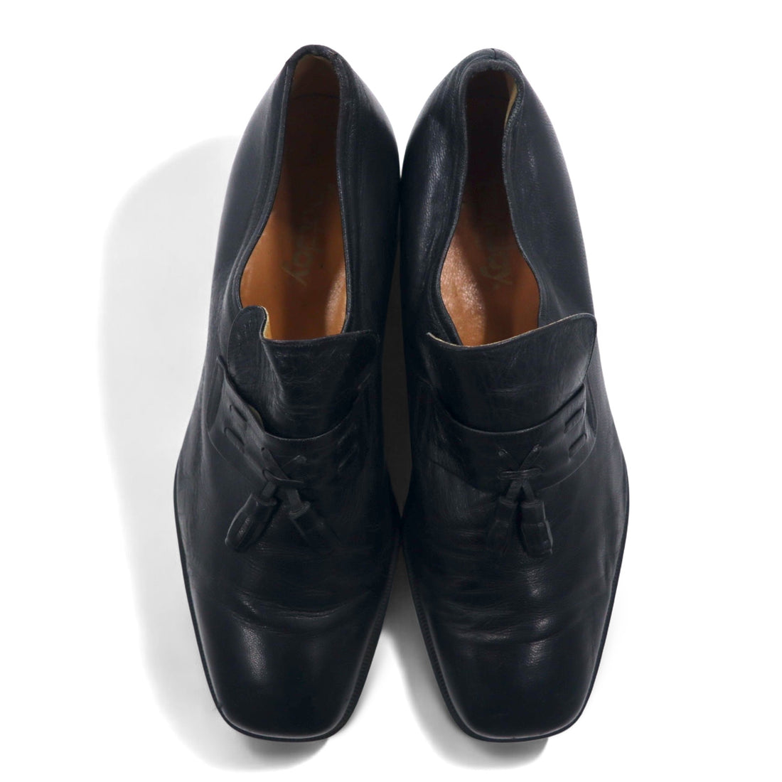 Foot-Joy Italian made tassel loafers 27.5cm black leather