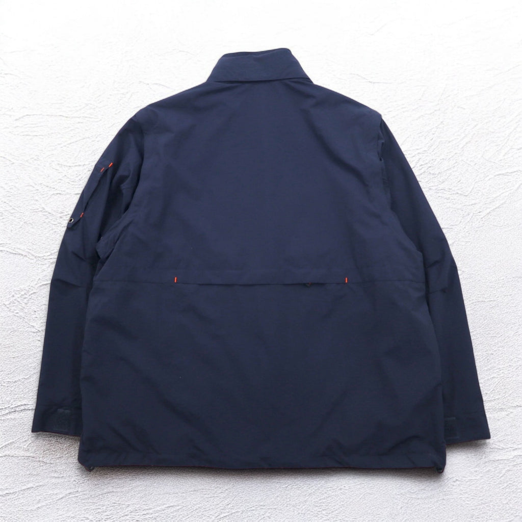 FIELD &amp; STREAM Convertible 2WAY Mountain Parka Vest XL Navy Mesh Liner Retractable Hood HUMMER