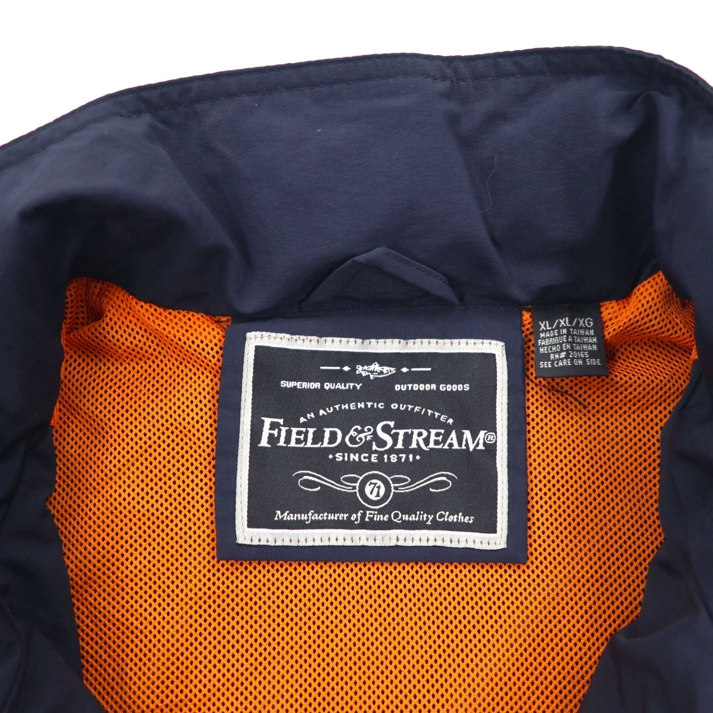 FIELD & STREAM コンバーチブル 2WAY マウンテンパーカー ベスト XL ネイビー メッシュライナー フード収納式 HUMMER