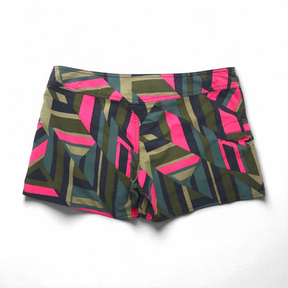 patagonia ボードショーツ Wavefarer Board Shorts ショートパンツ S グレー ピンク 幾何学柄 ナイロン 78552