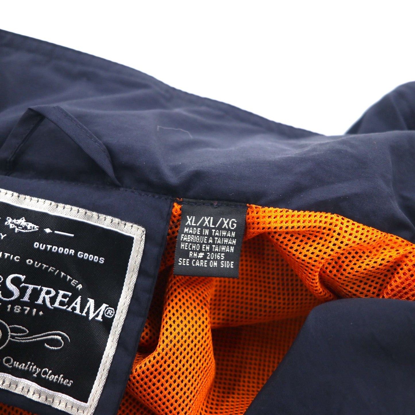 FIELD & STREAM コンバーチブル 2WAY マウンテンパーカー ベスト XL ネイビー メッシュライナー フード収納式 HUMMER