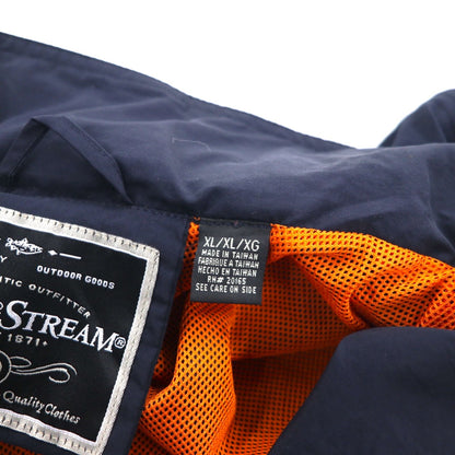 FIELD & STREAM コンバーチブル 2WAY マウンテンパーカー ベスト XL ネイビー メッシュライナー フード収納式 HUMMER