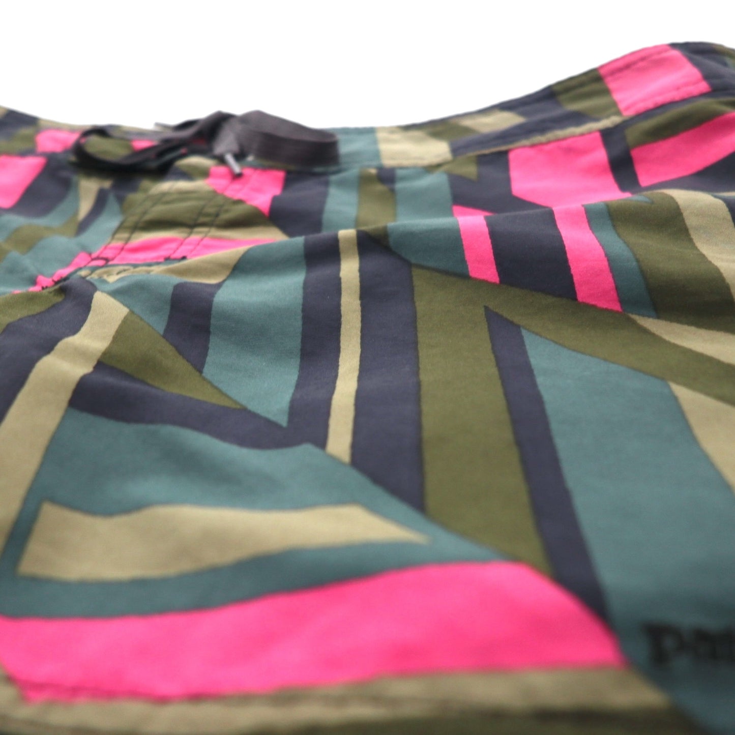 patagonia ボードショーツ Wavefarer Board Shorts ショートパンツ S グレー ピンク 幾何学柄 ナイロン 78552