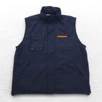 FIELD &amp; STREAM Convertible 2WAY Mountain Parka Vest XL Navy Mesh Liner Retractable Hood HUMMER