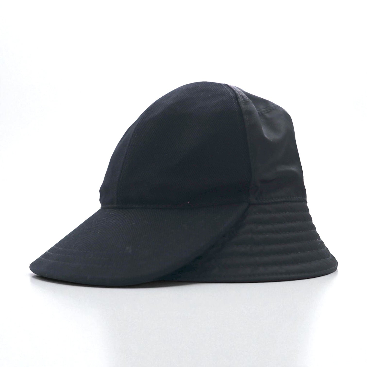 PRADA RE-NYLON Visor Bucket Hat, 2-Way Cap, P101 2021, 30661 2HC281 2D0V