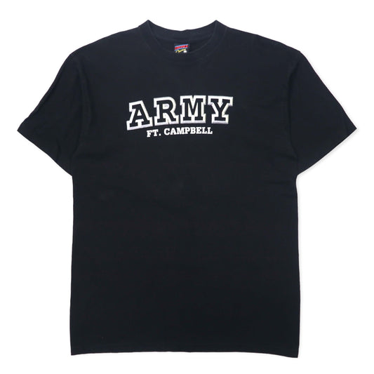 US ARMY USA製 90年代 プリント Tシャツ L ブラック コットン SOFFE'S Choice