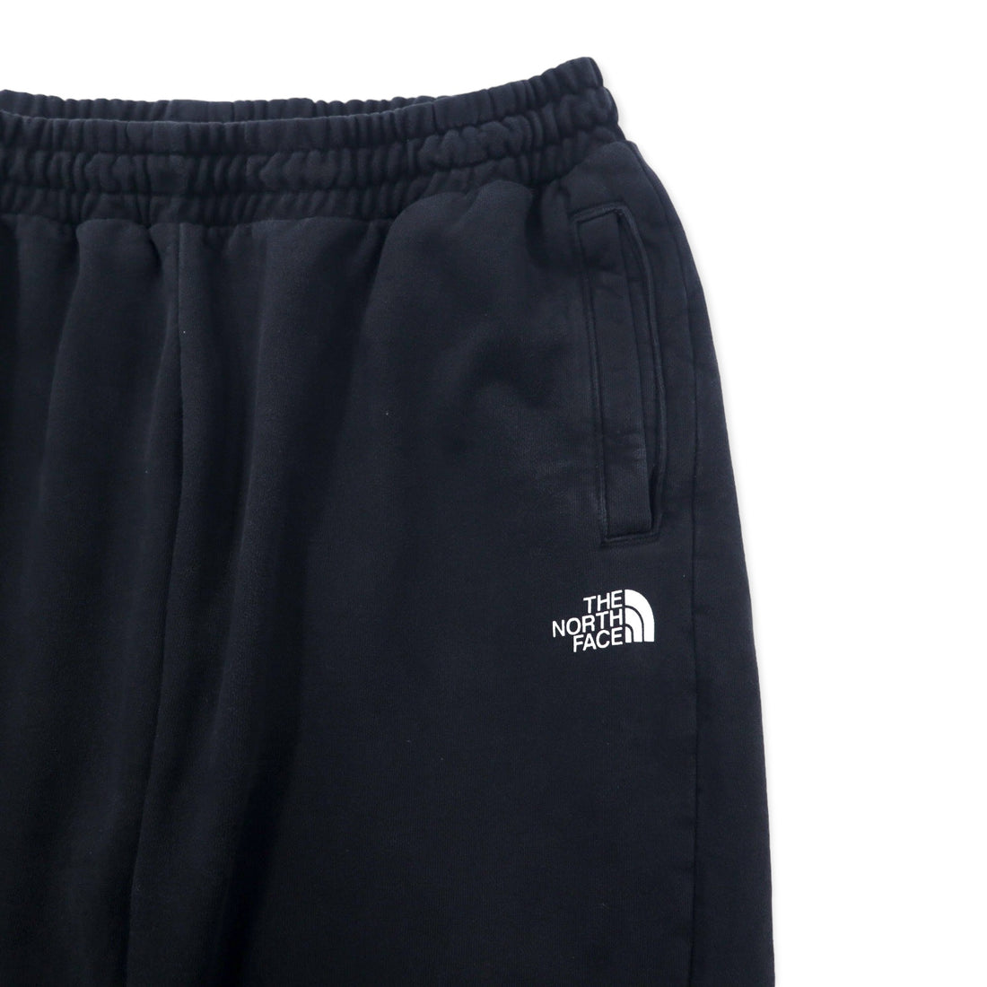 THE NORTH FACE Sweatpants XL Black Cotton One Point Logo