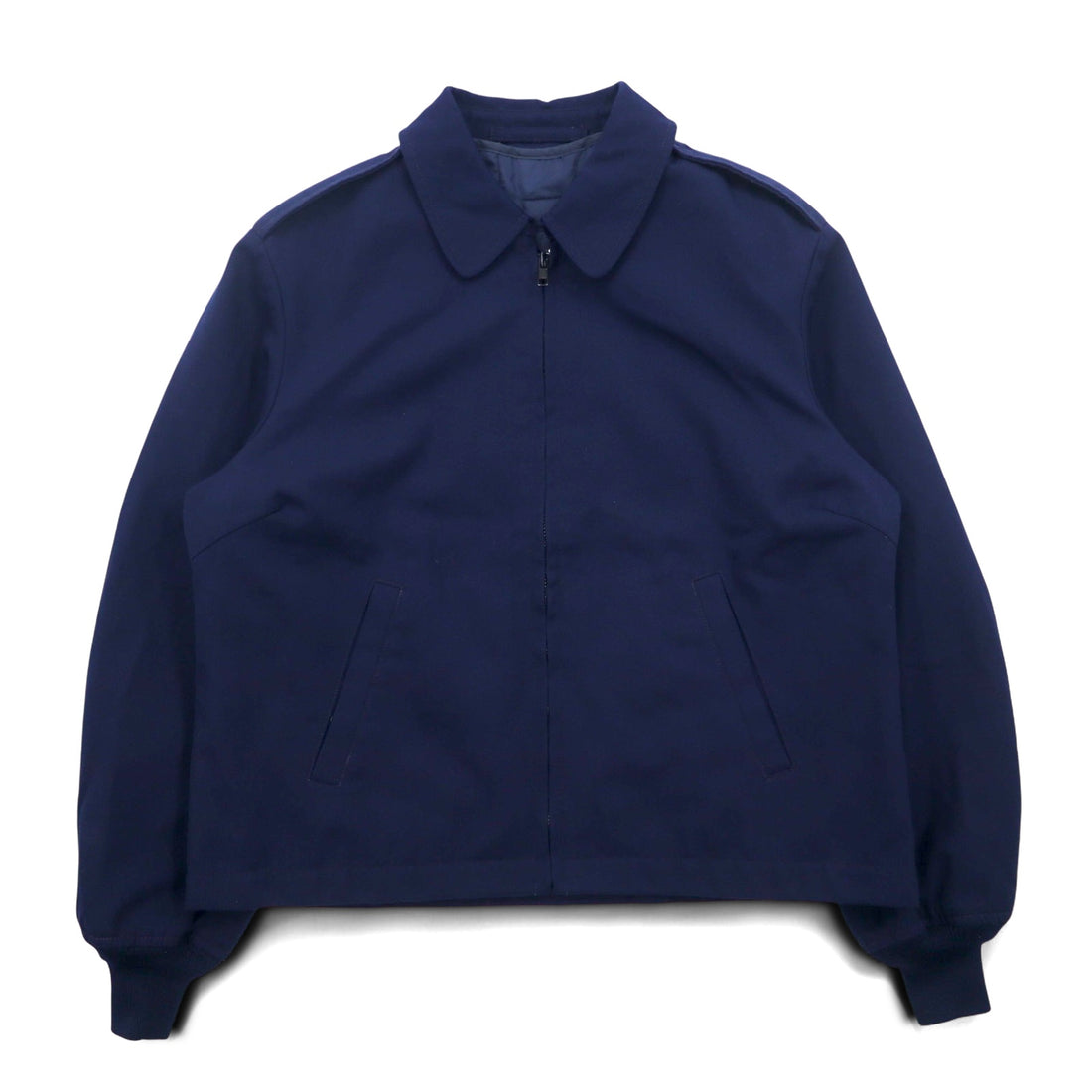 US AIR FORCE 90s USAF Flight Jacket, L, Navy, Removable Liner, Military, 8410-01-299-9552